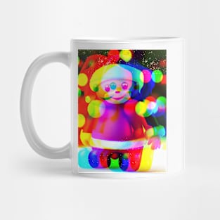 Psychedelic Trippy Xmas Santa Munchkin Mug